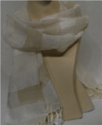 Linen-cotton celebration scarf